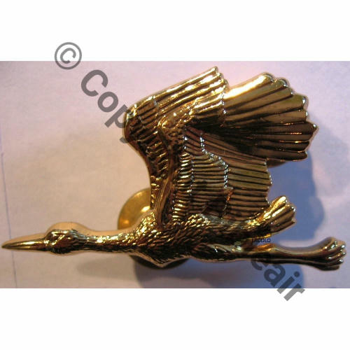 A1106 1992+ A1106 SPA.167 2eDRILLE 2.4  CIGOGNE AILE HAUTE  SM 2Attache PINS Dos lisse Grave Plaque OR Poincon carre 4fruits+Balme.. SNH Src.lacolo 200EurInv  
