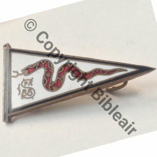 A1108  1970- A1108NH SPA.88 1eDrille 3.11 SERPENT FANION  A.AUGIS LYON 1Li Bol allonge Dos lisse irreg Src.msn59 86Eur04.15