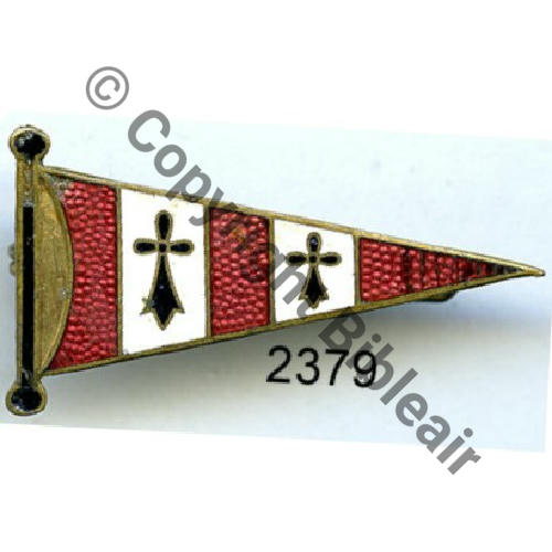 A1113  1940 A1113NH SPA.97 FANION BRETAGNE 6eDRILLE GC III.5  A.AUGIS LYON 2Lignes Bol fenetre allonge Src.opus090 152Eur09.12 