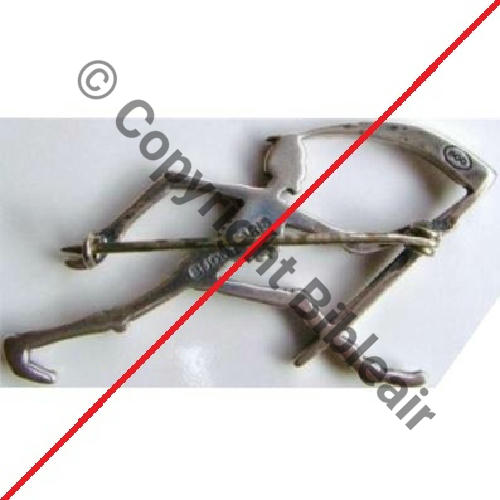 A1130NH FAUX SPA94 Fab BIJOUX PARIS Poincon 800  Eping Bascule FAUX Sc.michel34300 40Eur(x2)