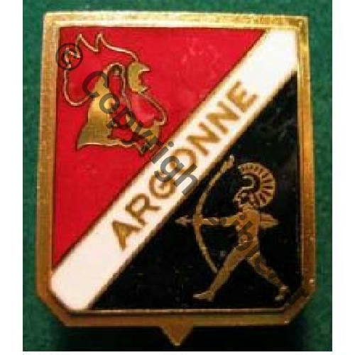 ARG A1038 EC.2.7 ARGONNE ST.DIZIER  FIA LYON Bol fenetre allonge Dos lisse 15EurInv