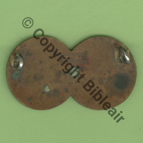 AUV 1939.46 NH GC.II.9 AUVERGNE ORAN VALLON Visage bleu hochets rouges  A.AUGIS.LYON MADE IN FRANCE  2Lign 2Anneaux Dos lisse Src.Y.GENTY 276Eur(x3) 
