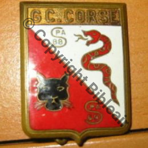CORS A1066 1947.52 NH GC.1.3 puis 1.6 CORSE RABAT INDO  SM  Dos Strie irreg Bol Octog type COURTOIS Src.paracolo 52Eur09.08