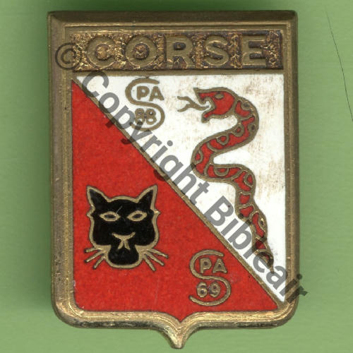 CORS A1066 1954.62 EC.3.11 CORSE TOUL  DrP+DPast Guilloche SNH Src.Y.GENTY 10Eur06.14 