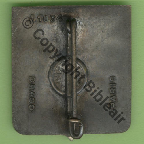 COT.OR A1034 1974 EC.2.2 DIJON  DrP+Past Dos lisse Chimere basse doree Aile blanche 30x34mm Src.Y.GENTY 21Eur(x2) 