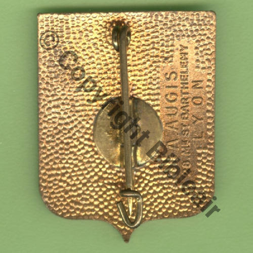 DAU A1058 1946.60 GC.II.3 puis .I.4 DAUPHINE  A.AUGIS ST.BARTH LYON 3Lign Bol fenetre Dos grenu CUIVRE Src.Y.GENTY 25Eur02.17 