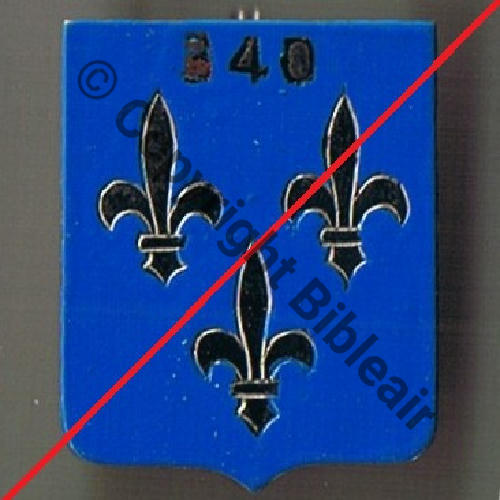 IDF A1083NH 1941.45 340 SQUADRON GC.2 ILE DE FRANCE  Fab Perso COPIE recente Bol fenetre allonge colle araldite Alu decoupe Dos lisse plat et raye Src.S.GARNIER 
