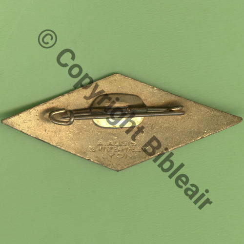 LAN 1951.55 GC.II.8 LANGUEDOC  A.AUGIS ST.BARTH LYON 3Lig Bol fenetre allonge Dos lisse 64x25mm Src.Y.GENTY 80Eur(x5) 