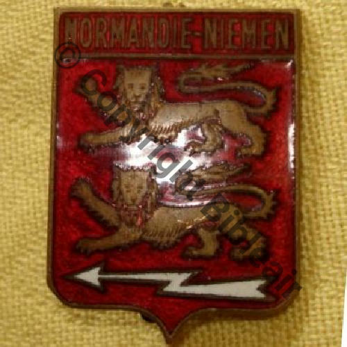 NN A1047 1947.62 A1047NH GC.2.6 NORMANDIE NIEMEN  COURTOIS PARIS 2Li Bol rectangle recolle etain Dos lisse  Sc.jacobpetit 37Eur08.11 