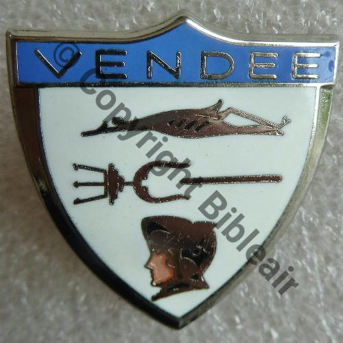 VENDEE A1307 EC.1.5 VENDEE ORANGE  SM Tambour Dos lisse irreg non attribue Src.jcb8114010 38Eur(x2) 