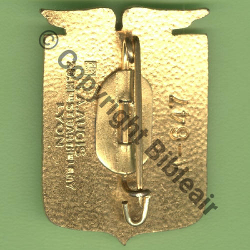 VOS A0647 1955.70 EC.2.11 VOSGES LAHR LUXEUIL BREMGARTEN  A.AUGIS ST.BARTH LYON 3Li Poincon AA.LYON Bol fenetre allonge Grenu Src.Y.GENTY 