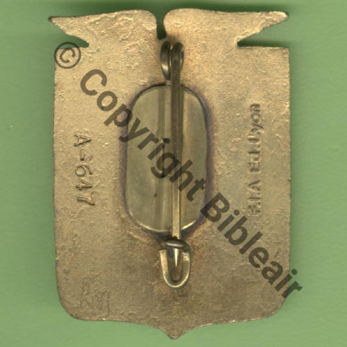 VOS A0647 1970+ EC.2.11 VOSGES BREMGARTEN TOUL  FIA Ed LYON Bol fenetre allonge Dos lisse irreg Src.Y.GENTY 8Eur01.06 