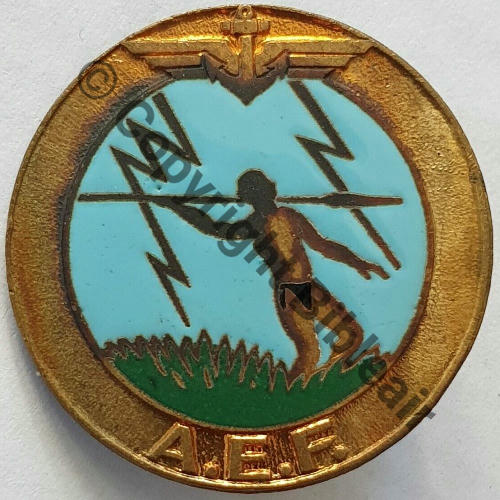 NH  AEF ESCADRILLE AEF BAMAKO  SM Bol papillon Dos lisse irreg Src.mdt.collections 275EurInv 