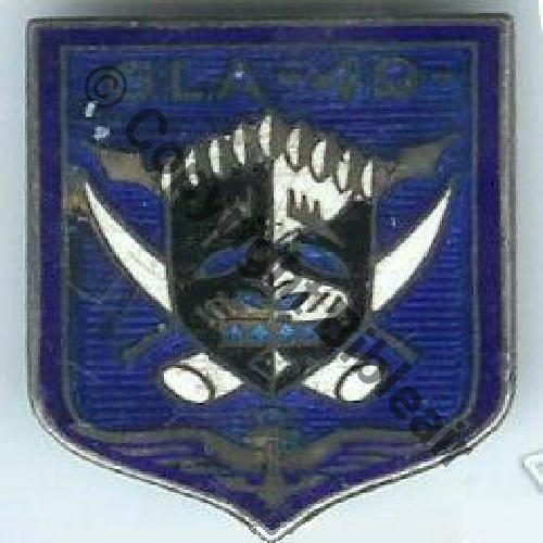 AFRIQUE  4515.EMGFA GLA.49 BRAZZAVILLE  DrPBER Guilloche Epingle Tuyau ARGENT OFFICIERS 57Eur(x2)