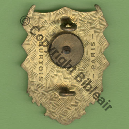 INDO  GFHI Grpe Formation Helico Indo avec Inst AIR  Interarmees JAMAIS CREE Repris par GH2 ALAT en AFN  COURTOIS 2Anneaux Guilloche irreg Src.Y.GENTY 24Eur(x2) 