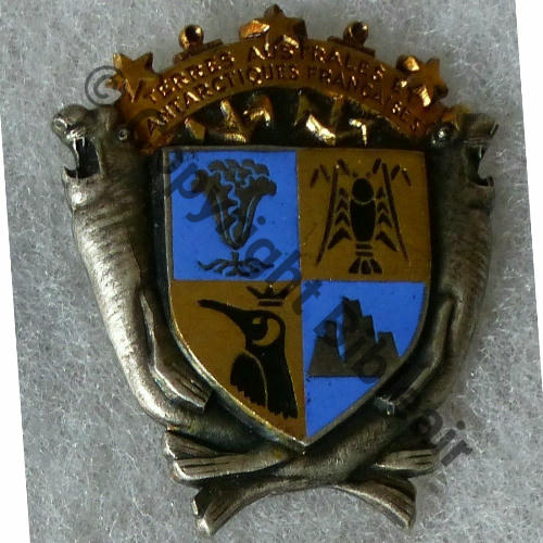 TERRES AUSTRALES ET ANTARTIQUES FRANCAISES  AB.P Bol Poinconne Dos lisse Embouti Src.Th LECLERE 15Eur(x5)