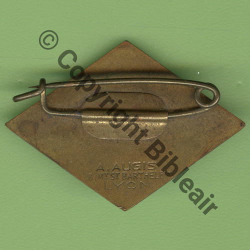 82 A0935 1946.47 NH EPS.2.82 NIGER BAMAKO  A.AUGIS LYON ST.BARTH 3Lig Bol allonge Dos lisse EMAIL GF Transluc ROSE Src.Y.GENTY 85Eur01.21 
