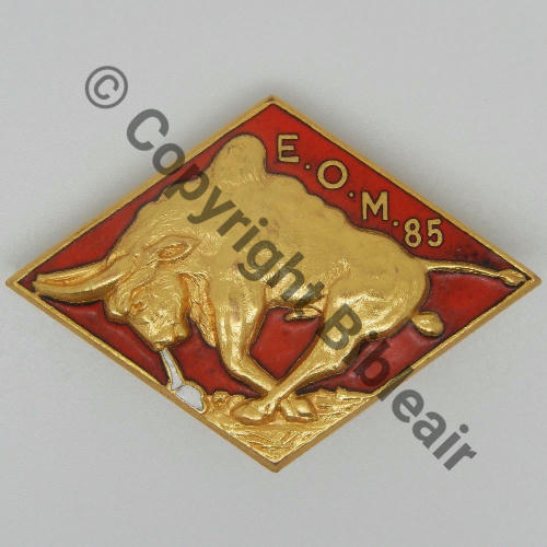 85.EOM 1304.EMAA EOM.85 MADAGASCAR  A.AUGIS ST.BARTH LYON 1+2 Li lateral Bol fenetre  allonge Embouti irreg scintillant Src.entame 65EurInv