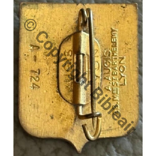 86.GAOM A0724 GAOM.86 GRANDS ERGS BLIDA  A.AUGIS ST.BARTH LYON 3Lign Bol fenetre allonge grave AUGIS LYON Dos lisse irreg Src.collectionnezmoi 37Eur(x2) 