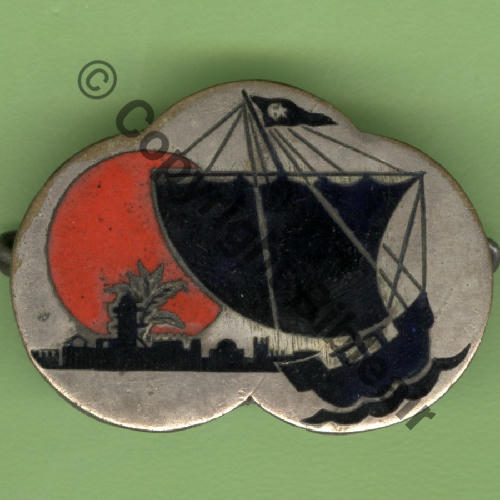 88.xxOM A1048 1946.51 NH CDT.AIR  BA.188 GAMOM.88 DJIBOUTI VAG NOIR  DrPNBER 3Lignes Bol fenetre Dos lisse Src.Y.GENTY 16Eur03.06 