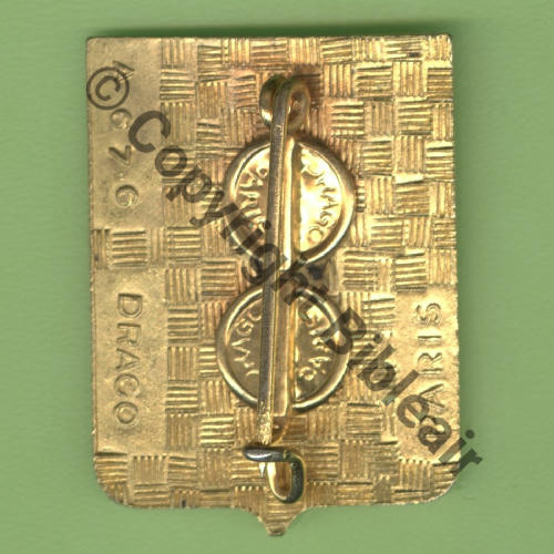 A0676 1970circa ET.1.61 TOURAINE ORLEANS  DrP+DPast Guilloche Email GF Src.Y.GENTY 