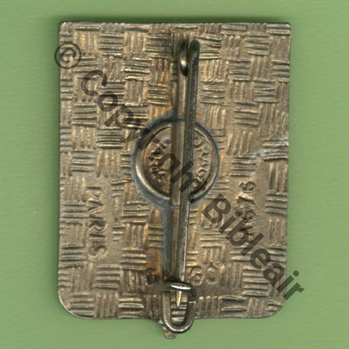 A0676 1975circa ET.1.61 TOURAINE ORLEANS  DrP+Past Guilloche Aile chauve souris bleue Src.Y.GENTY 