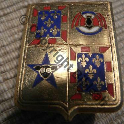 A0676 1975circa ET.1.61 TOURAINE ORLEANS  DrP+Past Guilloche Yeux blancs RESINE Sc.dhieretdauj 9Eur04.10 