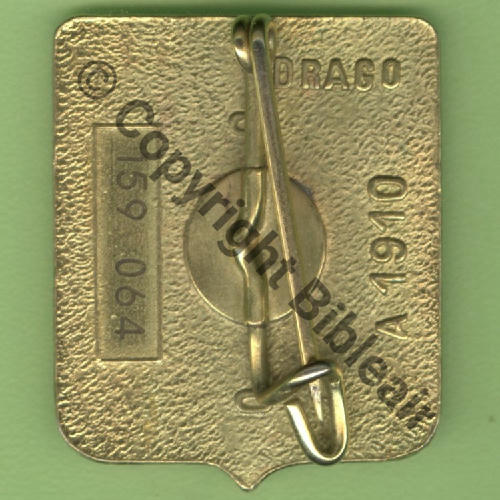 A0910 1980circa ET.3.64 BIGORRE EVREUX  DrP Bol prison Dos irreg scintillant Frappe A1910 et No 159 064 dans cartouche IZARD MARRON Src.Y.GENTY 