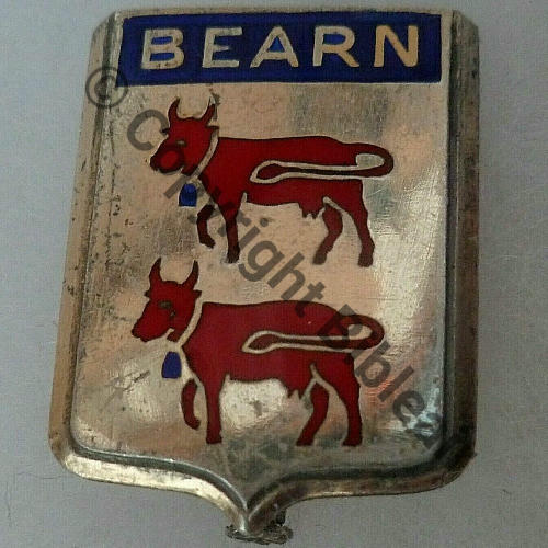 A1067 1946.53 A1067NH GT.1.64 BEARN  DrPNOM  non marque ARGENT MASSIF Eping tuyau Poinconnee Guilloche vrac Src.leberetvert 180EurInv 