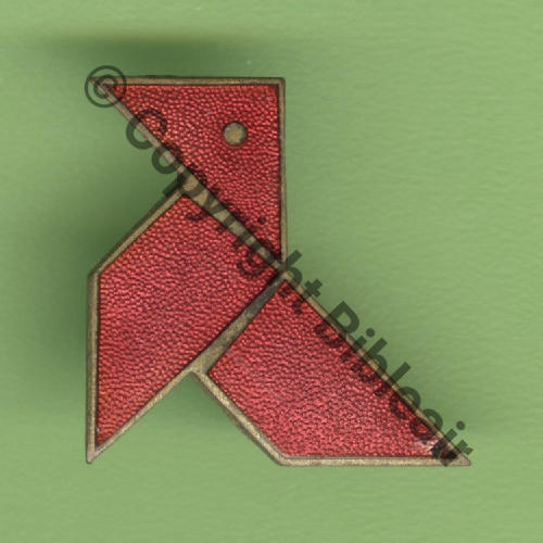 33.1.1  1939.40 22mm BR.11 A0673NH 1eDRILLE GR.I.33  A.AUGIS LYON 2Li 39-40 Anno coupes Punaise collee Dos lisse Src.Y.GENTY 123Eur(x2) 