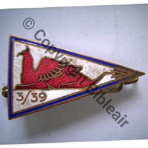 39.2.3  1938-41 3eDRILLE SAL.24 GR.2.39  SM 2Anneaux Dos lisse Eclat Email Src.milo59ds 66Eur12.09 