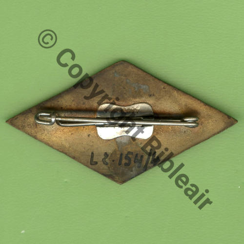 52.2.4  1937.43  A1487NH 4eDRILLE BR.104 GR.2.52  AUGIS SM A.AUGIS LYON Bol fenetre papillon Dos lisse irreg 50x26mm Src.Y.GENTY 129Eur03.24 