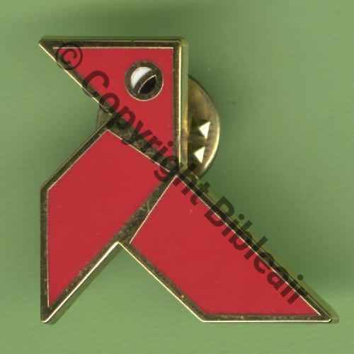 33.3  2019 BR.11 A673 ETOD 3.33 MOSELLE COGNAC DUSEAUX 1Attach PINS Dos scintillant 25mm Src.Y.GENTY 20Eur(x10) 