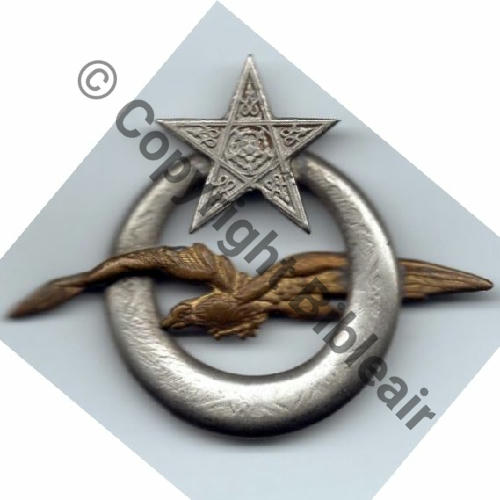 NH 3e ESCADRE SUD MAROC  SM 2Point attache sur ailes (fil soude..) Decoupe piece monnaie Src.air59 49Eur02.13 