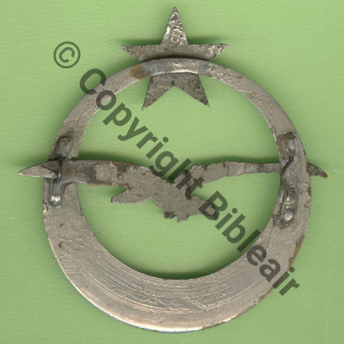 NH 3e ESCADRE SUD MAROC  SM Dos lisse 2 Anneaux fins Argent... Src.Y.GENTY 70Eur(x2) 