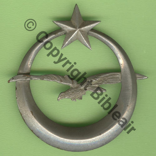 NH 3e ESCADRE SUD MAROC  SM Dos lisse 2 Anneaux fins Argent... Src.Y.GENTY 70Eur(x2) 