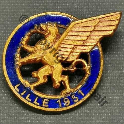 501 GAO.501 LILLE 10e Anniv dissolution... AB.P Eping bascule Dos lisse irreg Embouti Src.frenchflaire 200urInv 