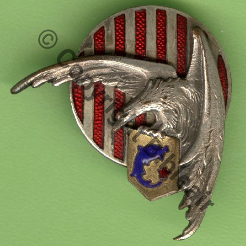 514 GAO.2.514  BR.223 GRENOBLE POISSON BLEU  BERAUDY AMBERT 2Anneaux Dos lisse Src.Y.GENTY 172Eur(x3) 