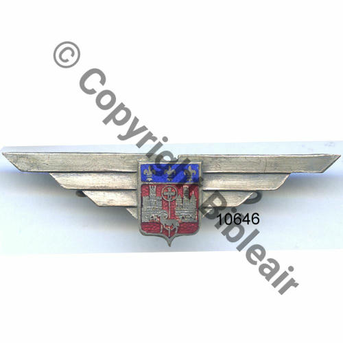517 GAO.517 TOULOUSE Argente  SM Bol fenetre Dos lisse Email Src.SEGALEN 200EurInv 