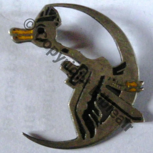 594 GAO.594 Levant DAMAS  Fab Loc  Eping bascule Poincon ARGENT +Poincon de maitre Dos lisse Src.OSCAR.LAURENT  542Eur05.16 