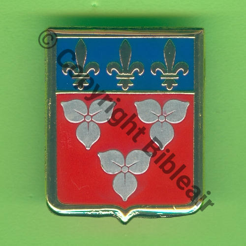 A0989  DRILLE INS ENT  EAA.1.54 EVREUX  FIA sigle rond Tambour Dos lisse irreg Src.Y.GENTY 15Eur(x10) 