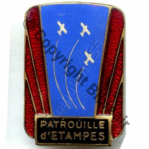 556.EMAA  PATROUILLE ETAMPES  A.AUGIS ST.BARTH LYON 3Lign Bol fenetre allonge Dos Grenu Src.STELLA 74Eur12.15