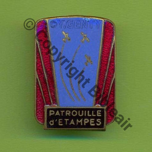 556.EMAA  PATROUILLE ETAMPES  A.AUGIS ST.BARTH LYON 3Lign Bol fenetre allonge Dos lisse irreg Src.Y.GENTY 150Eur(x6) 