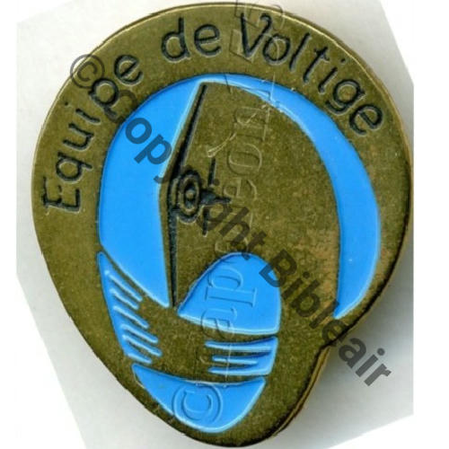 A1024 1973+ EQUIPE DE VOLTIGE  AA  SALON   BERAUDY VAURE Bol prison Dos grumeleux etame Sc.STELLA 63Eur(x2)