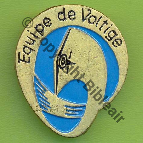 A1024 1993 EQUIPE DE VOLTIGE  AA  SALON   SM Att bijoutier Dos lisse Grave XXeme 28EurInv 