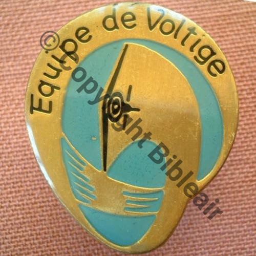 A1024 2018- EQUIPE DE VOLTIGE  AA  SALON   BERAUDY VAURE Bol Dos grumeleux etame Sc.argitxu 70Eur10.08