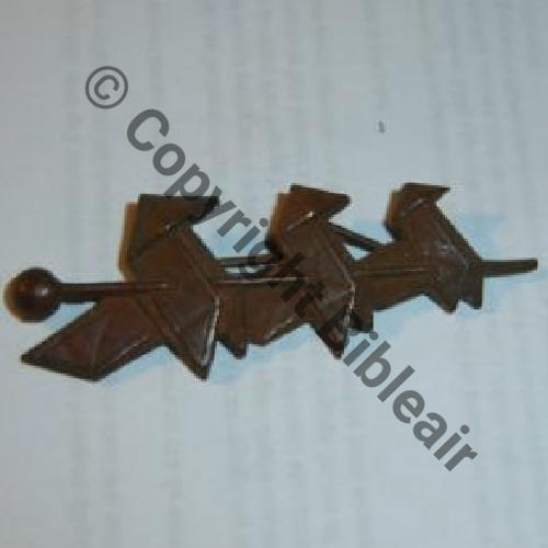 CROISIERE NOIRE AFRIQUE Gal VUILLEMIN... 3COCOTES Cuivre estampe  SM 2pattes repliables 48mm Sc.khovan38 22Eur09.11 