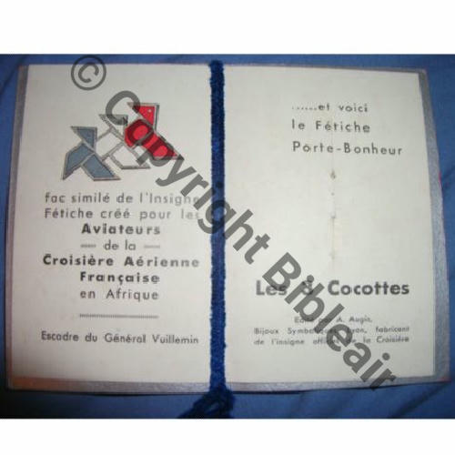 CROISIERE NOIRE AFRIQUE Gal VUILLEMIN... 3COCOTES Tricolore A.AUGIS LYON  Src.tititrocbroc 39Eur12.12 