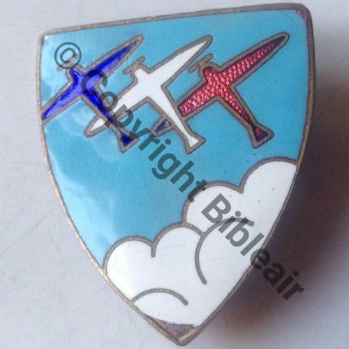 ESCADRILLE TRICOLORE SUR SPITFIRE  MEKNES  A.AUGIS LYON 1Lign Bol allonge Grenu Src.msn59 Eclat 63Eur(x3)