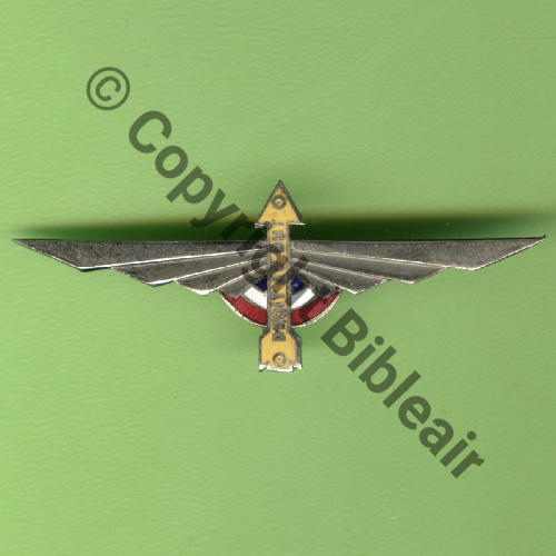 NH  GIRA.591 Grp INSTRUCTION des RESERVES D.AVIATION 1937.39 Escadrille CHASSE  SM Bol arretoir double Dos lisse irreg  Src.GENTY 73Eur01.10 